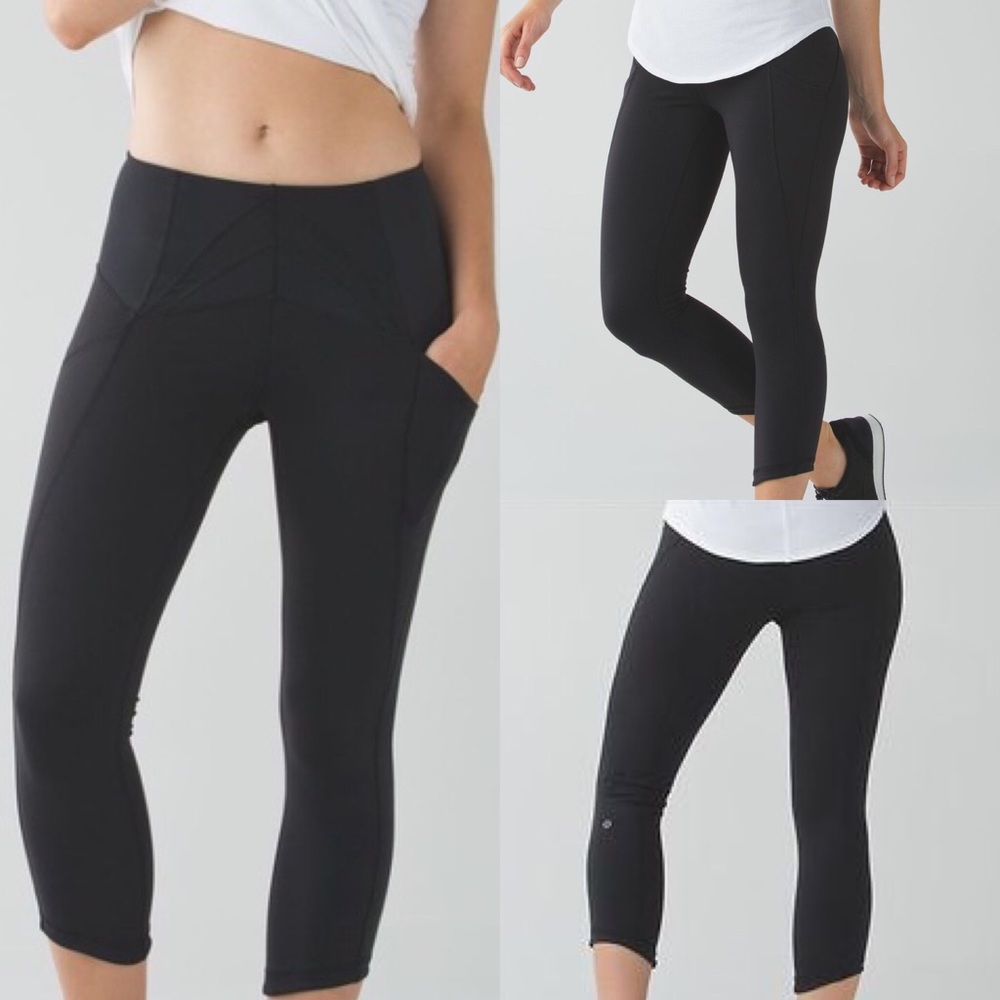Lululemon Exquisite Crop Leggings, Size 4